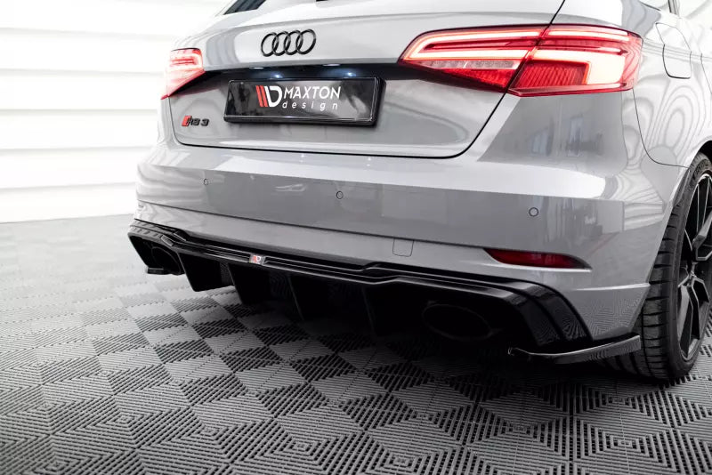 Maxton Design Heckdiffusor für Audi RS3 8V Sportback Facelift 2017- Hochglanz schwarz – Ansicht 3