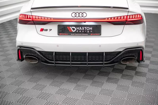 Maxton Design Street Pro Heckdiffusor für Audi RS7 C8 / RS6 C8 Schwarz – Ansicht 1