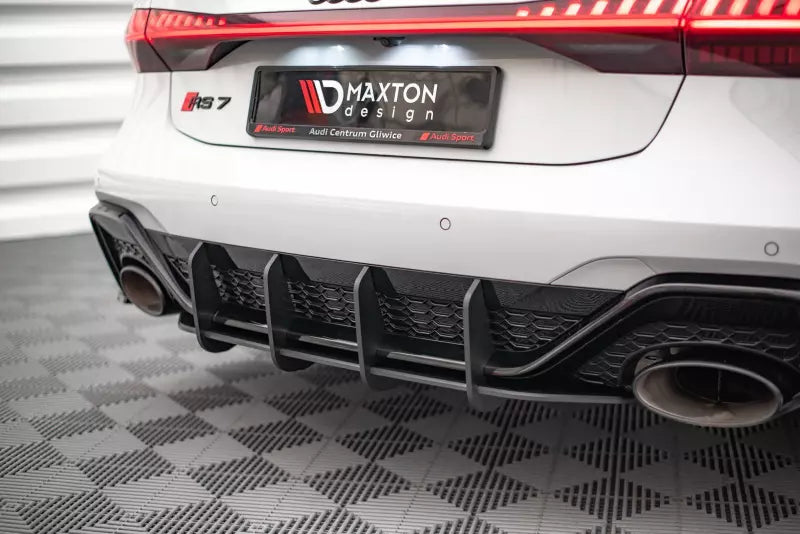 Maxton Design Street Pro Heckdiffusor für Audi RS7 C8 / RS6 C8 Schwarz – Ansicht 2