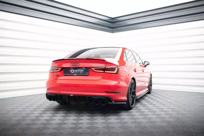 Maxton Design Diffusor Flaps für Audi S3 Sedan 8V Hochglanz schwarz – Ansicht 2