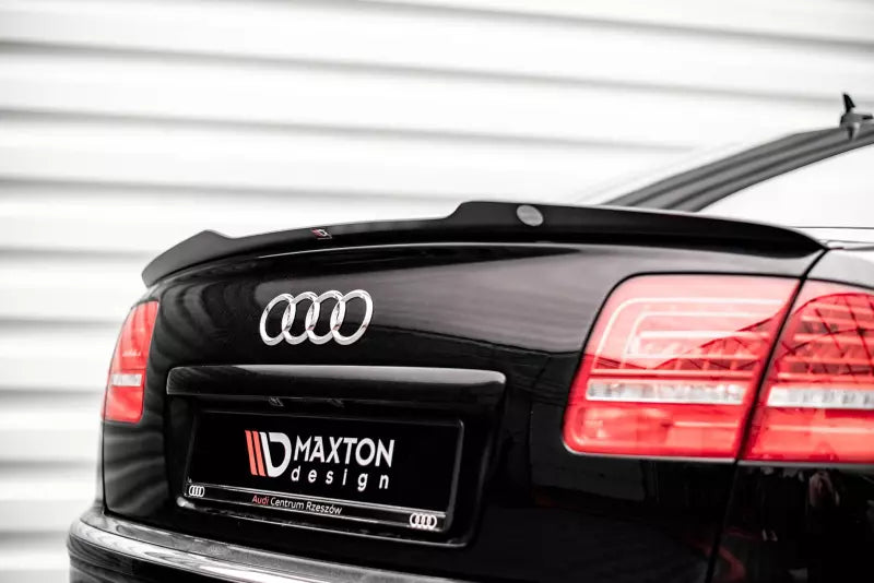 Maxton Design Heckspoiler Lippe für Audi S8 D3 Hochglanz schwarz – Ansicht 1