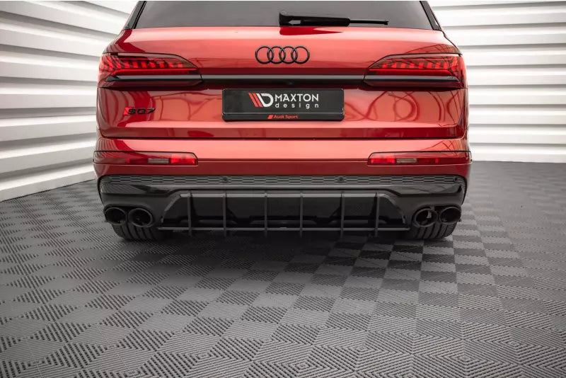 Maxton Design Street Pro Heckdiffusor für Audi SQ7 /Q7 S-Line Facelift Schwarz – Ansicht 1
