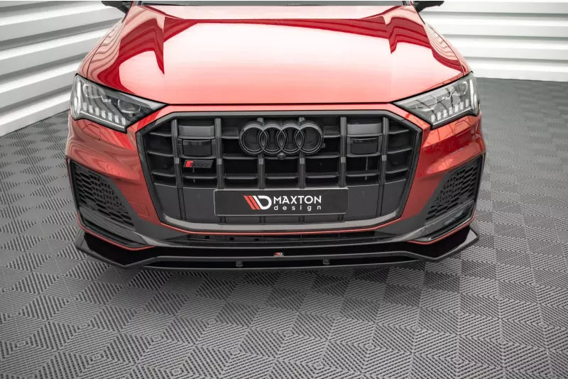 Maxton Design Frontlippe für Audi SQ7 /Q7 S-Line Facelift (4M) Hochglanz schwarz – Ansicht 1