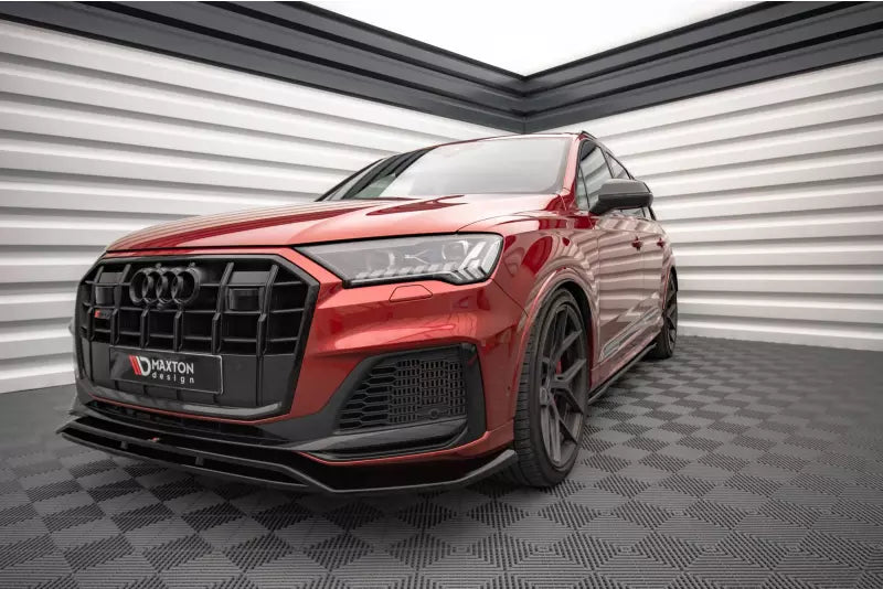 Maxton Design Frontlippe für Audi SQ7 /Q7 S-Line Facelift (4M) Hochglanz schwarz – Ansicht 4