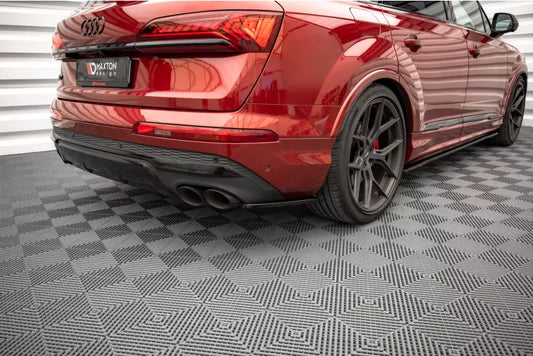 Maxton Design Diffusor Flaps für Audi SQ7 /Q7 S-Line Facelift Hochglanz schwarz – Ansicht 1
