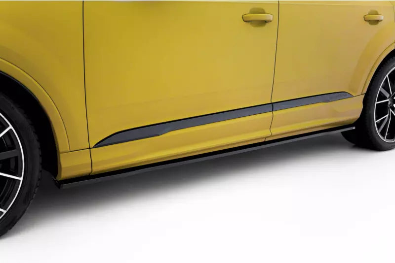 Maxton Design Seitenschweller (Paar) für für Audi SQ7 /Q7 S-Line Facelift Hochglanz schwarz – Ansicht 1