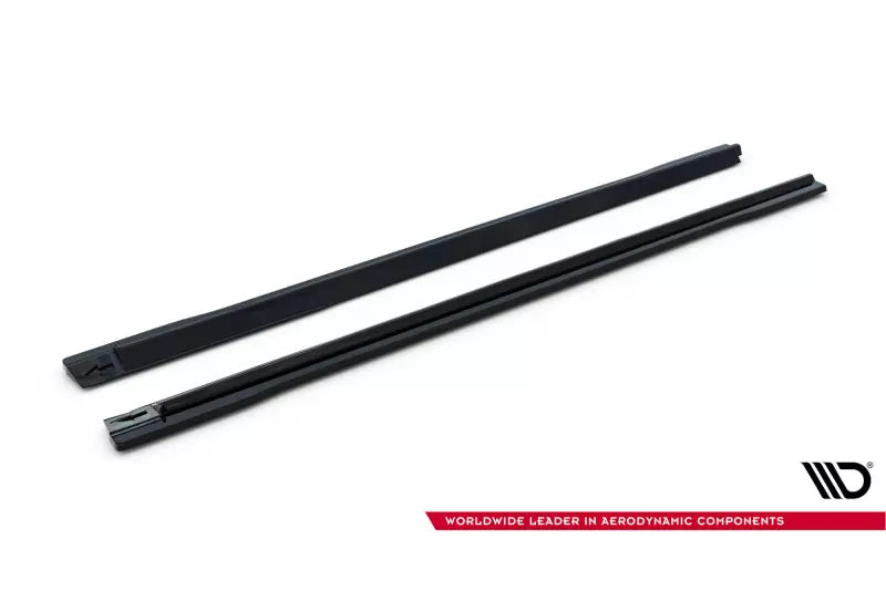 Maxton Design Seitenschweller (Paar) für für Audi SQ7 /Q7 S-Line Facelift Hochglanz schwarz – Ansicht 4