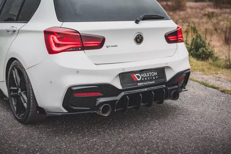 Maxton Design Street Pro Heckdiffusor V.4 für BMW M140i matt schwarz – Ansicht 1