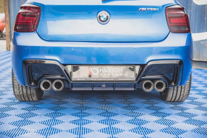 Maxton Design Heckdiffusor V.2 für BMW F20 M-Paket / M135i Hochglanz schwarz – Ansicht 1