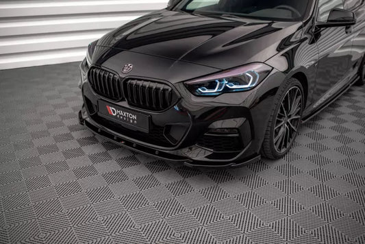 Maxton Design Frontlippe V.1 für BMW 2 Gran Coupe M-Paket F44 Hochglanz schwarz – Ansicht 1