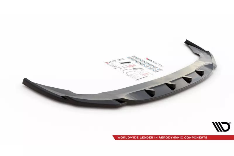 Maxton Design Frontlippe V.1 für BMW 2 Gran Coupe M-Paket F44 Hochglanz schwarz – Ansicht 3