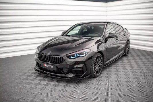 Maxton Design Frontlippe V.2 für BMW 2 Gran Coupe M-Paket F44 Hochglanz schwarz – Ansicht 1