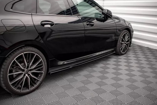 Maxton Design Seitenschweller (Paar) V.1 für BMW 2 Gran Coupe M-Paket F44 Hochglanz schwarz – Ansicht 1