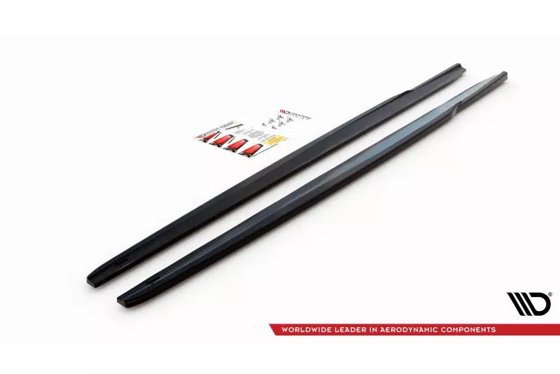 Maxton Design Seitenschweller (Paar) V.1 für BMW 2 Gran Coupe M-Paket F44 Hochglanz schwarz – Ansicht 3