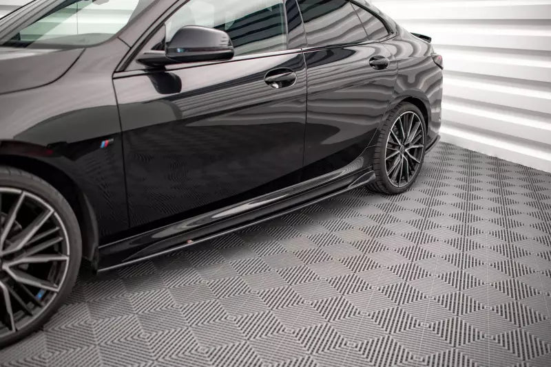 Maxton Design Seitenschweller (Paar) V.2 für BMW 2 Gran Coupe M-Paket F44 Hochglanz schwarz – Ansicht 1