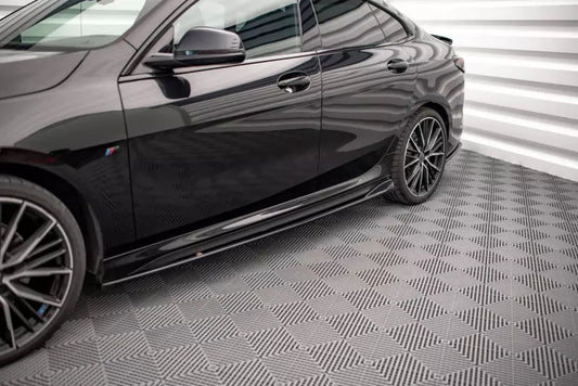 Maxton Design Seitenschweller (Paar) V.2 für BMW 2 Gran Coupe M-Paket F44 Hochglanz schwarz – Ansicht 1
