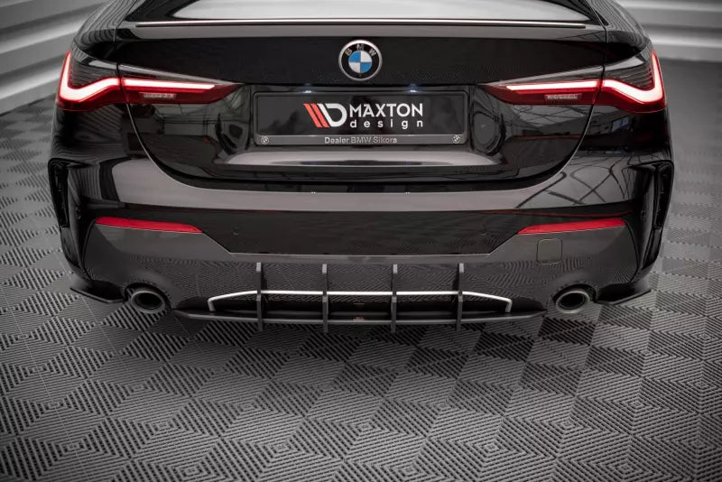 Maxton Design Street Pro Heckdiffusor für BMW 4er M-Paket G22 Schwarz – Ansicht 1