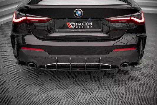 Maxton Design Street Pro Heckdiffusor für BMW 4er M-Paket G22 Schwarz – Ansicht 1