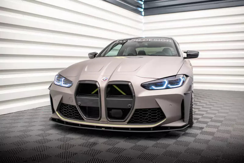 Maxton Design Street Pro Frontlippe für BMW M3 G80 / M4 G82 schwarz – Ansicht 1