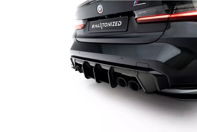 Maxton Design Street Pro Heckdiffusor für BMW M4 G82 Schwarz – Ansicht 3