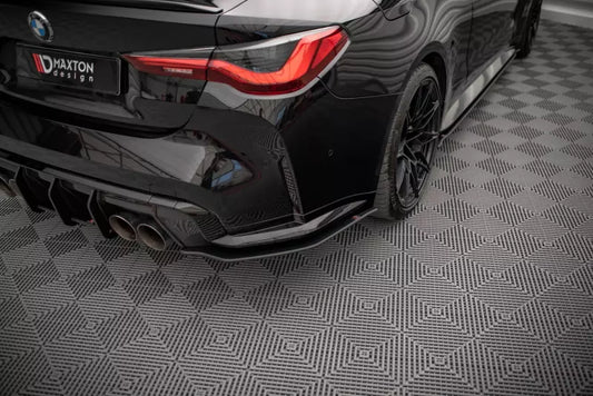 Maxton Design Street Pro Diffusor Flaps für BMW M4 G82 matt schwarz – Ansicht 1