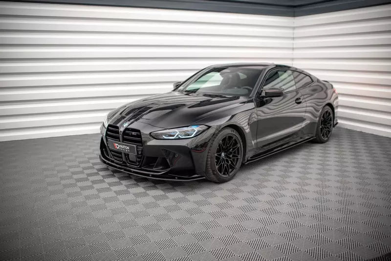 Maxton Design Street Pro Seitenschweller (Paar) für BMW M4 G82 matt schwarz – Ansicht 2