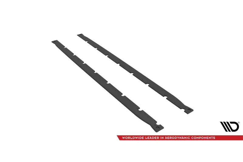 Maxton Design Street Pro Seitenschweller (Paar) für BMW M4 G82 matt schwarz – Ansicht 3