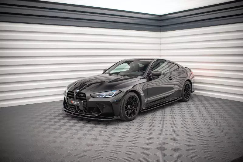 Maxton Design Seitenschweller (Paar) V.1 für BMW M4 G82 Hochglanz schwarz – Ansicht 2