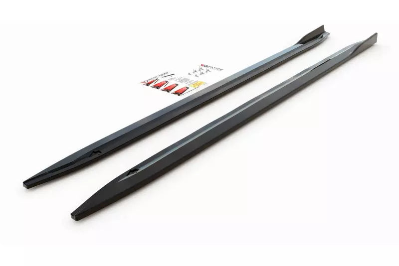 Maxton Design Seitenschweller (Paar) V.1 für BMW M4 G82 Hochglanz schwarz – Ansicht 3