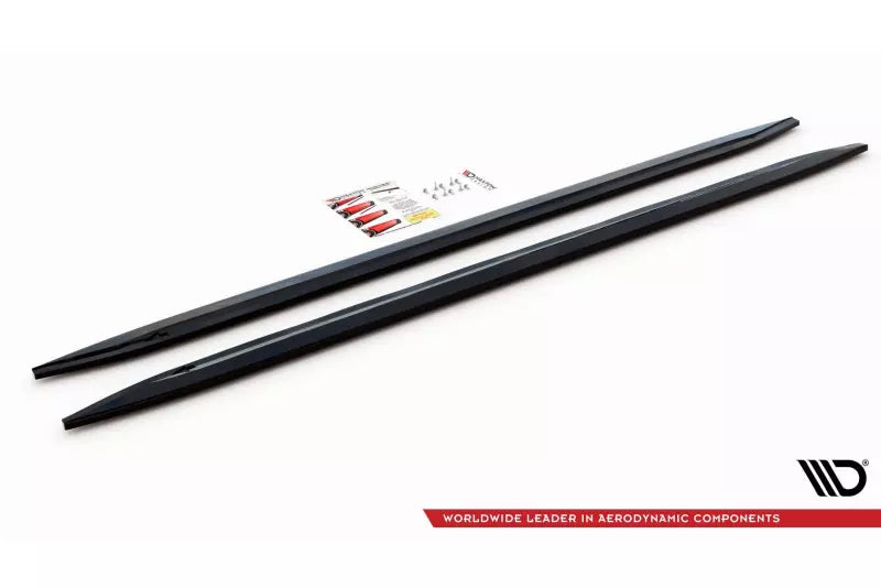 Maxton Design Seitenschweller (Paar) V.2 für BMW M4 G82 Hochglanz schwarz – Ansicht 3