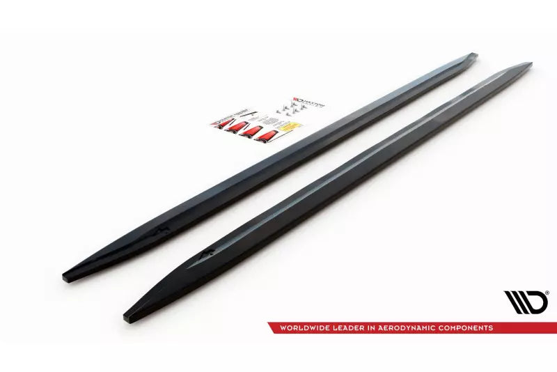 Maxton Design Seitenschweller (Paar) V.2 für BMW M4 G82 Hochglanz schwarz – Ansicht 4