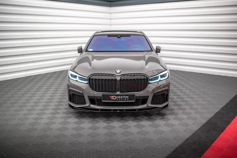 Maxton Design Frontlippe V.1 für BMW 7 G11 M-Paket Facelift Hochglanz schwarz – Ansicht 2