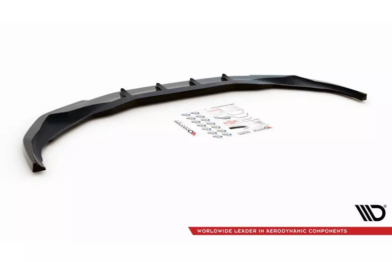Maxton Design Frontlippe V.1 für BMW 7 G11 M-Paket Facelift Hochglanz schwarz – Ansicht 4