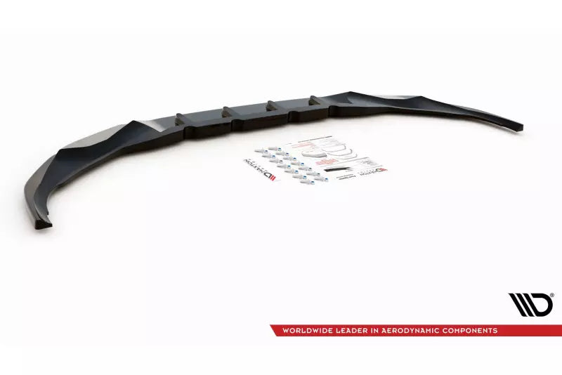 Maxton Design Frontlippe V.2 für BMW 7 G11 M-Paket Facelift Hochglanz schwarz – Ansicht 4