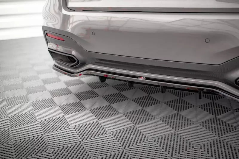 Maxton Design Heckdiffusor DTM Look für BMW 7 M-Paket G11 Facelift Hochglanz schwarz – Ansicht 2