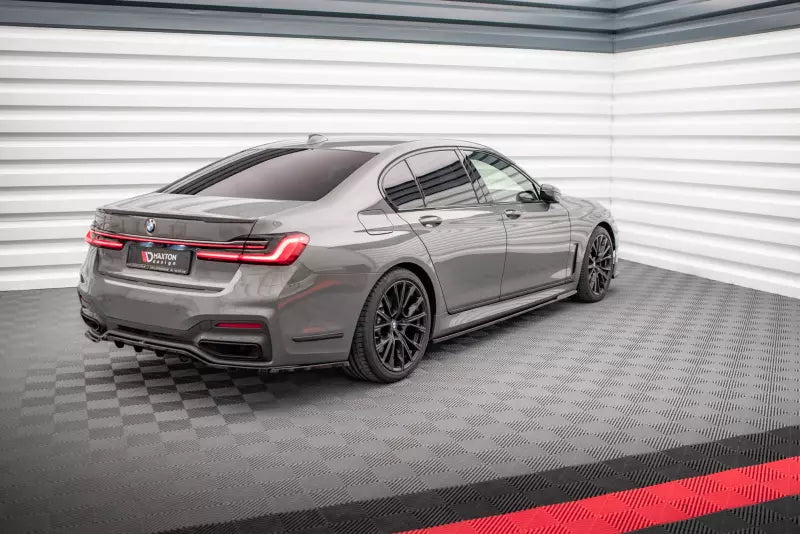Maxton Design Seitenschweller (Paar) für für BMW 7 M-Paket G11 Facelift Hochglanz schwarz – Ansicht 2