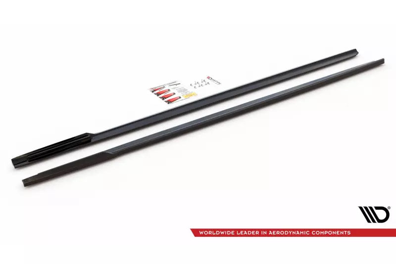 Maxton Design Seitenschweller (Paar) für für BMW 7 M-Paket G11 Facelift Hochglanz schwarz – Ansicht 4