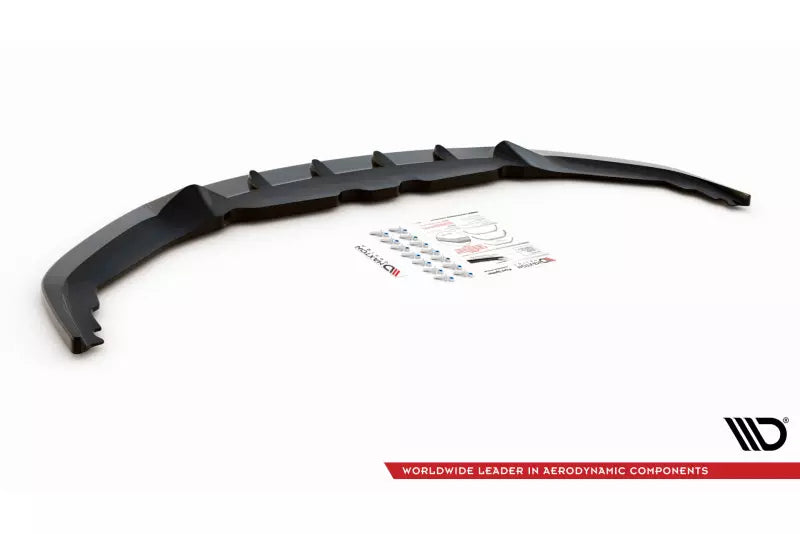 Maxton Design Frontlippe V.3 für BMW 8er M-Paket Cabrio G14, Coupe G15, Grand Coupe G16 Hochglanz schwarz – Ansicht 4