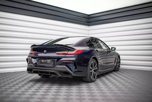 Maxton Design Heckspoiler Lippe für BMW 8 Gran Coupe M-Paket G16 Hochglanz schwarz – Ansicht 1