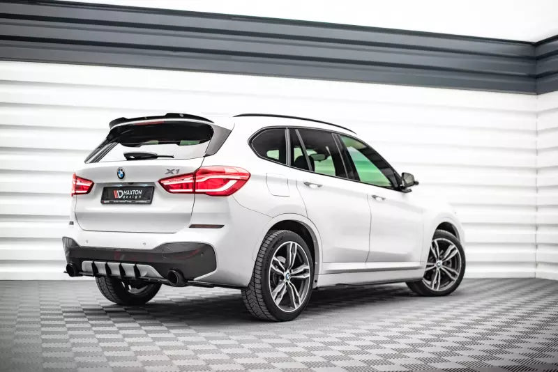 Maxton Design Heckspoiler Lippe für BMW X1 M-Paket F48 Hochglanz schwarz – Ansicht 2
