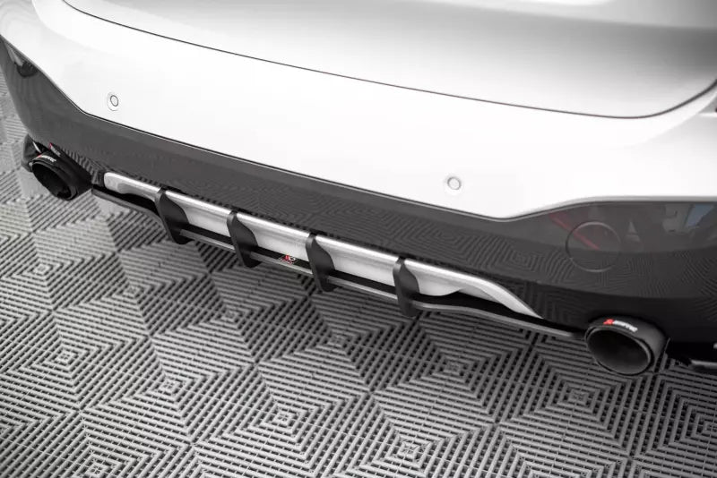 Maxton Design Street Pro Heckdiffusor für BMW X1 M-Paket F48 Schwarz – Ansicht 2