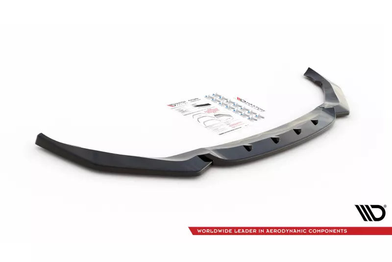 Maxton Design Frontlippe V.1 für BMW X1 M-Paket F48 Hochglanz schwarz – Ansicht 4
