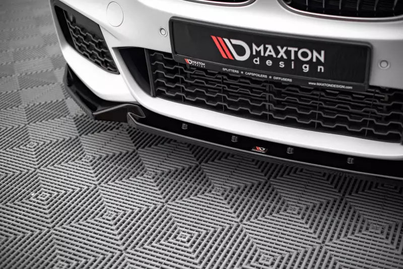 Maxton Design Frontlippe V.2 für BMW X1 M-Paket F48 Hochglanz schwarz – Ansicht 3