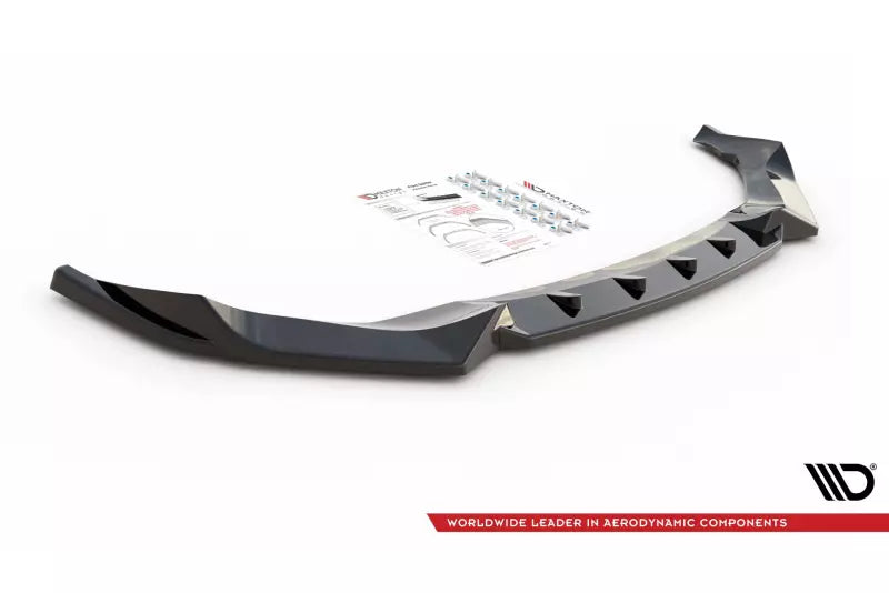 Maxton Design Frontlippe V.2 für BMW X1 M-Paket F48 Hochglanz schwarz – Ansicht 4