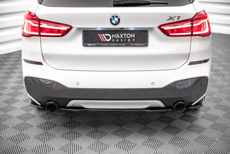 Maxton Design Heckdiffusor für BMW X1 M-Paket F48 Hochglanz schwarz – Ansicht 1