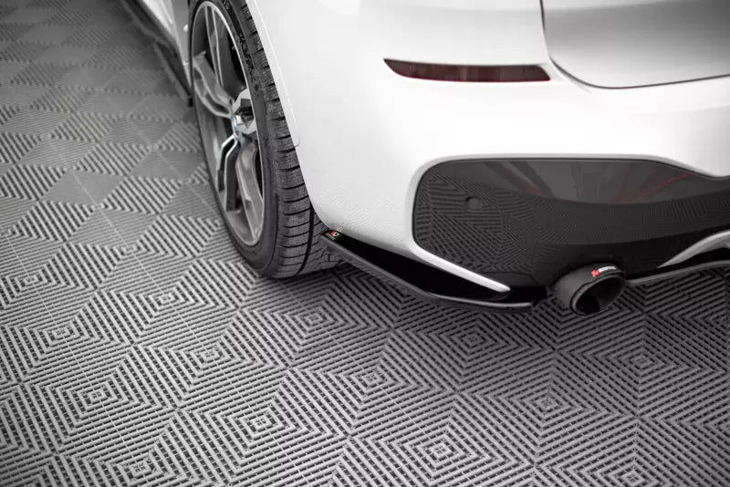 Maxton Design Diffusor Flaps für BMW X1 M-Paket F48 Hochglanz schwarz – Ansicht 1