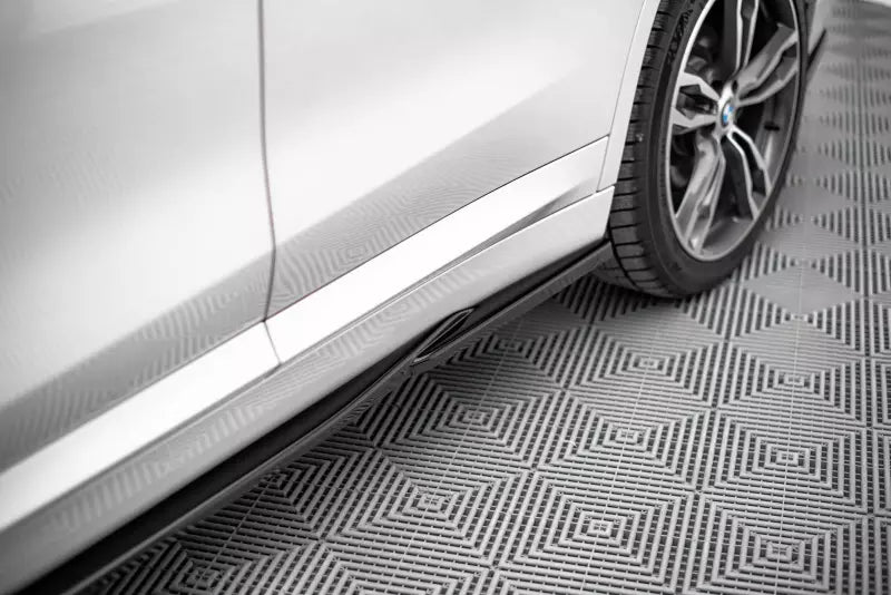 Maxton Design Seitenschweller (Paar) für BMW X1 M-Paket F48 Hochglanz schwarz – Ansicht 3