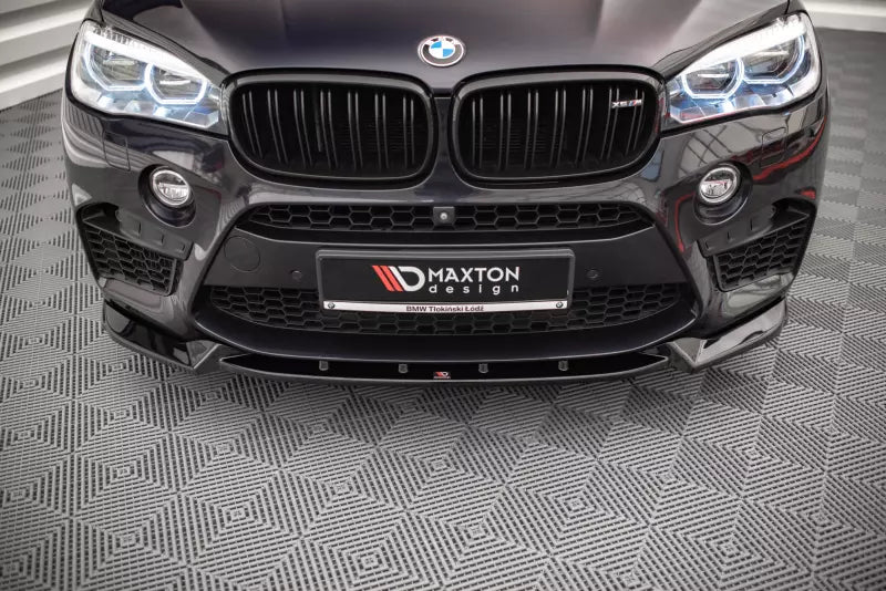 Maxton Design Frontlippe V.1 für BMW X5 M F85 Hochglanz schwarz – Ansicht 2