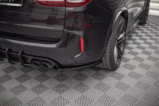 Maxton Design Diffusor Flaps für BMW X5 M F85 Hochglanz schwarz – Ansicht 1