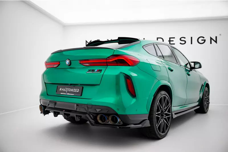 Maxton Design Heckspoiler Lippe für BMW X6 M-Paket G06 Hochglanz schwarz – Ansicht 2